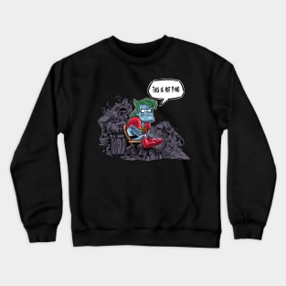 This is not fine Crewneck Sweatshirt